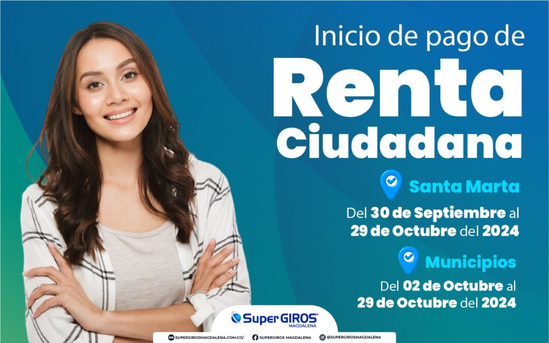 Inicio de pago – Renta Ciudadana