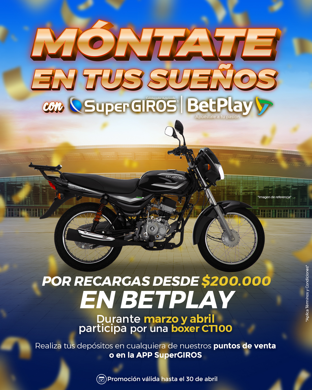 Montaje ganate una moto